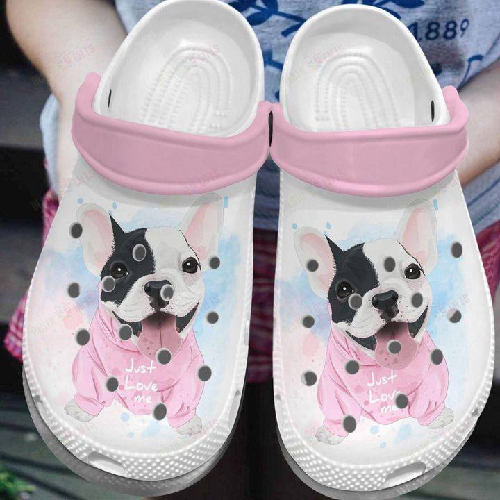 French Bulldog Pinky Bulldog Crocs Classic Clogs Shoes
