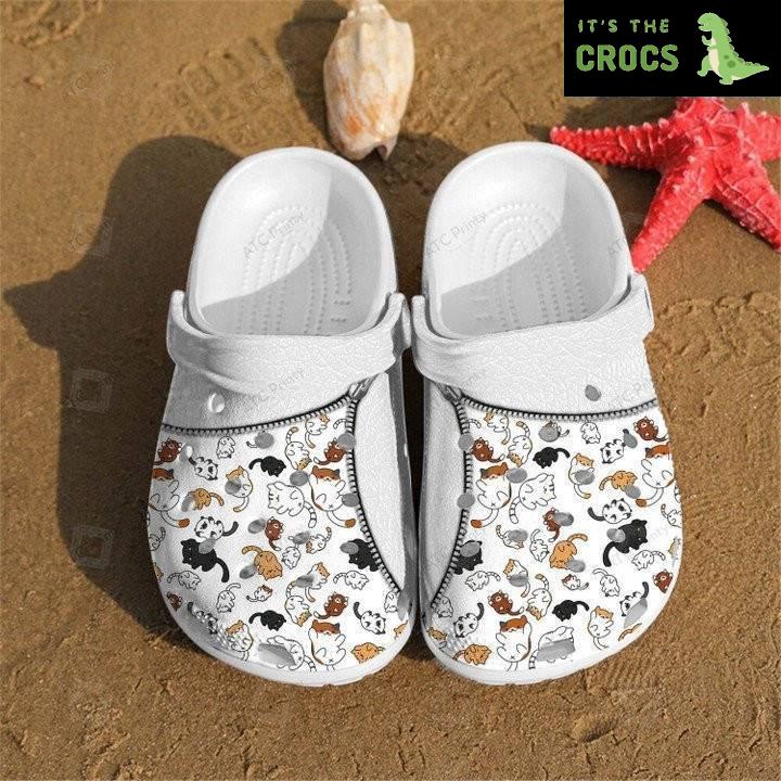 Funny Cutie Cats Crocs Shoes Crocbland Clogs