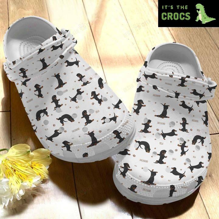 Funny Dachshund Crocs Classic Clogs Shoes
