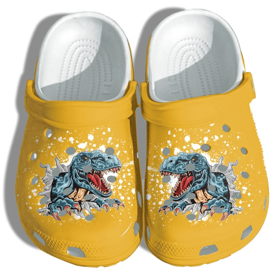 Funny Dinosaur T – Rex Gift For Lover Rubber Crocs Clog Shoes