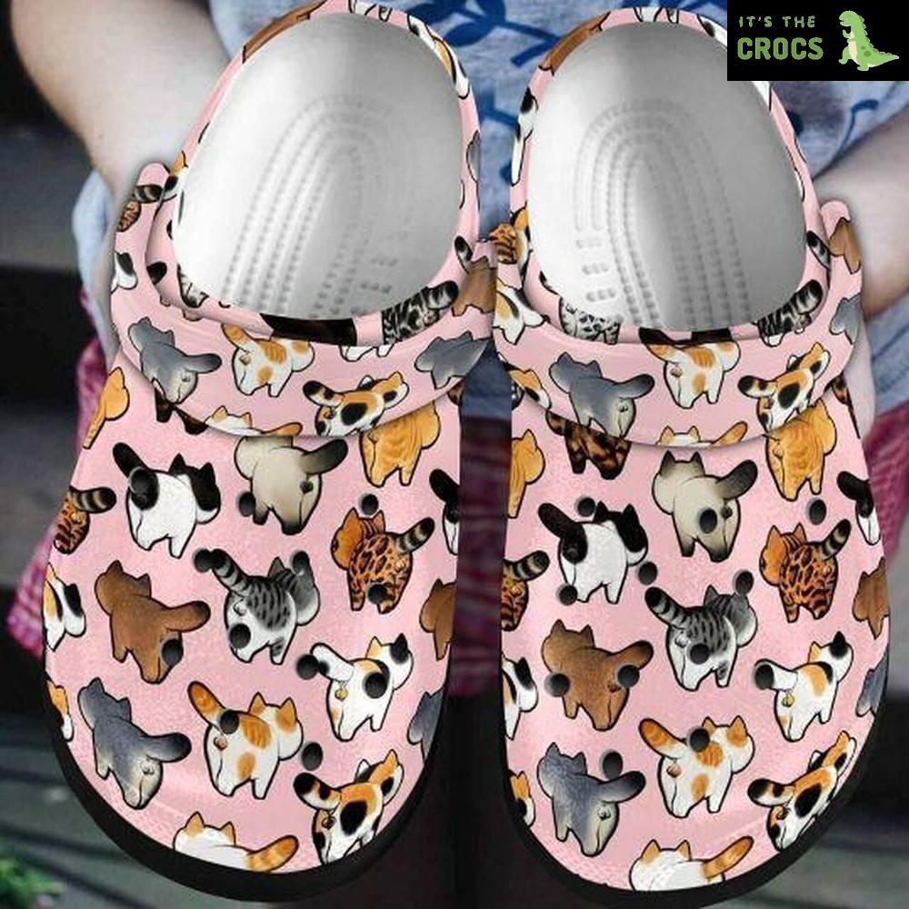 Funny Team Cat Personalized Gift For Lover Rubber clog Crocs Shoes