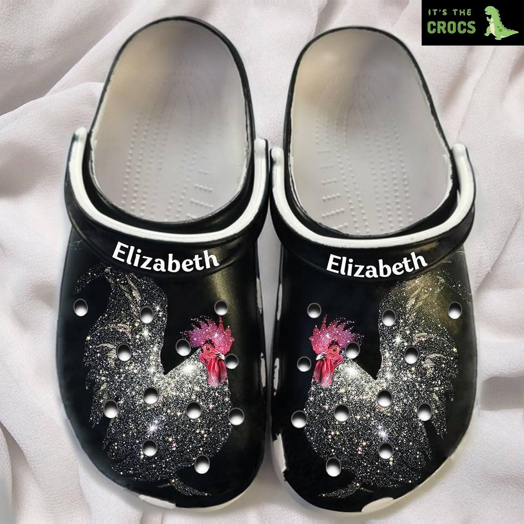 Galaxy Chicken Personalized Crocs Shoes Clogs Gifts For Birthday Christmas