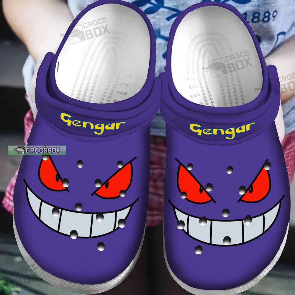 Gengar Pokemon Crocs Purple Crocs