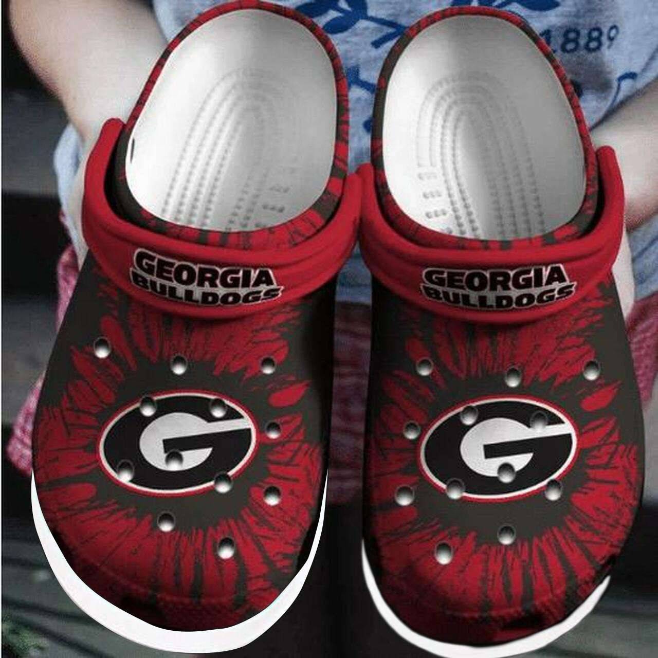 Georgia Bulldogs Crocs Crocband Clogs