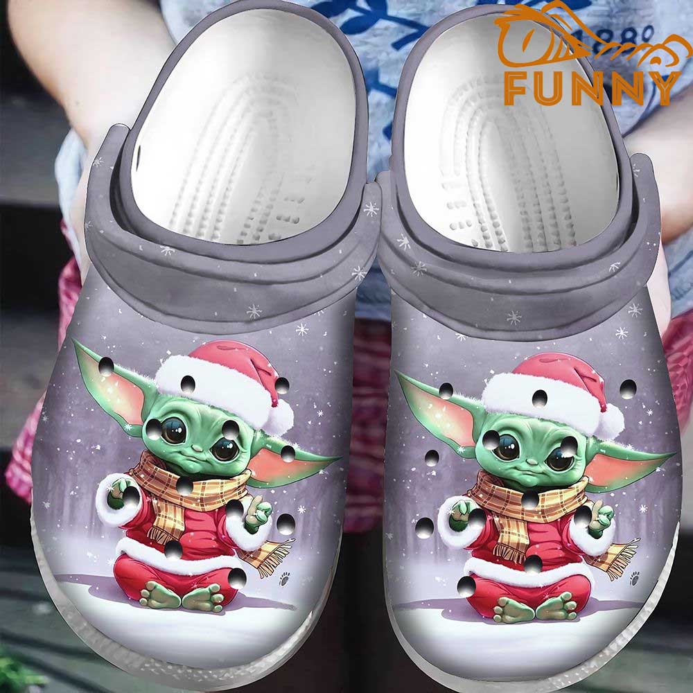 Get Festive with Cute Baby Yoda Christmas Crocs – Shop Now!