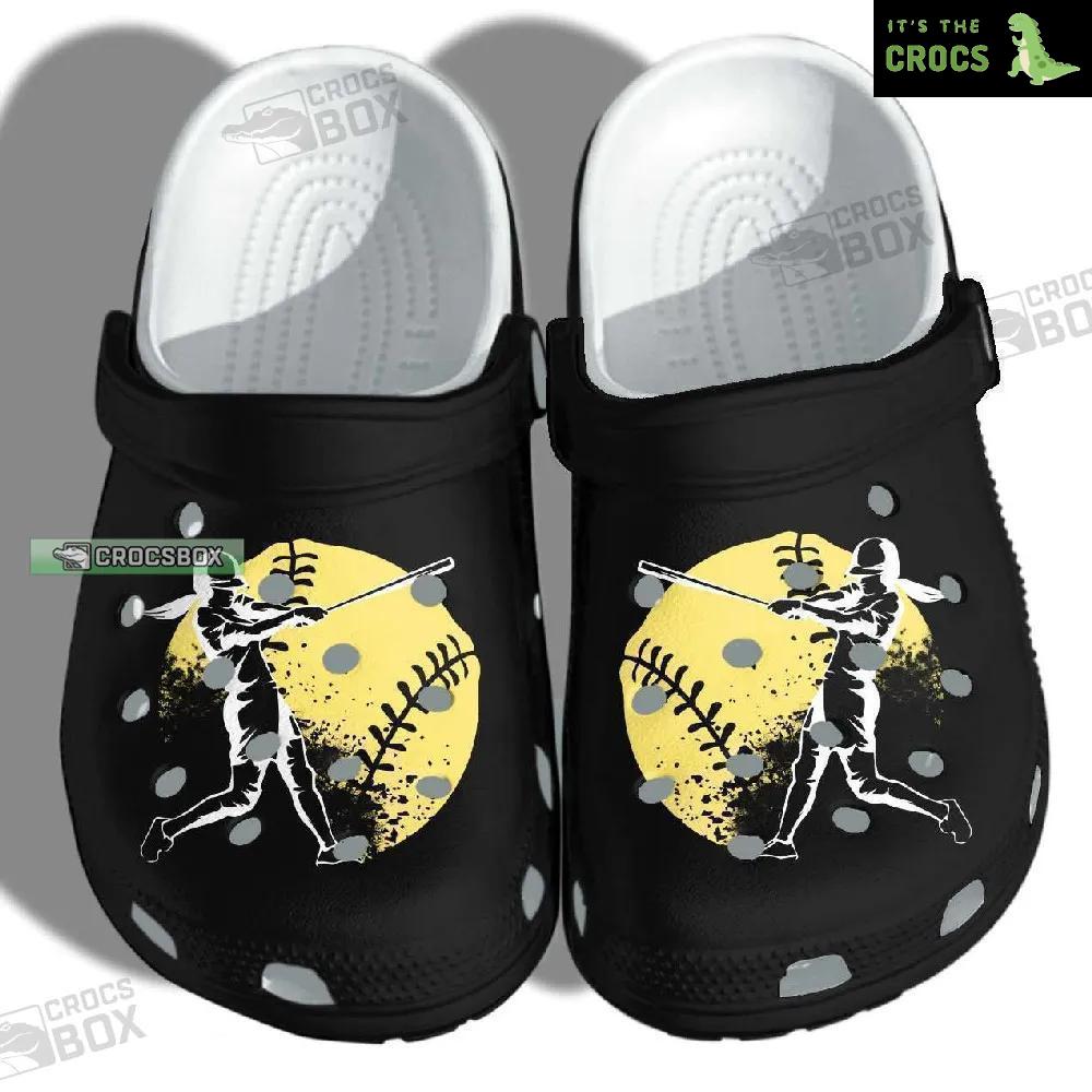 Girl Lovely Lovers Baseball Crocs Shoes