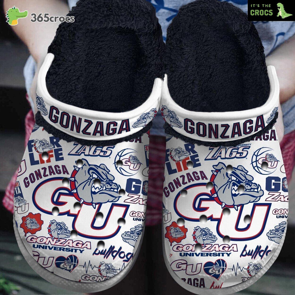 Gonzaga Bulldogs NCAA Sport Ultimate Comfort Fleece Lined Crocs Experience