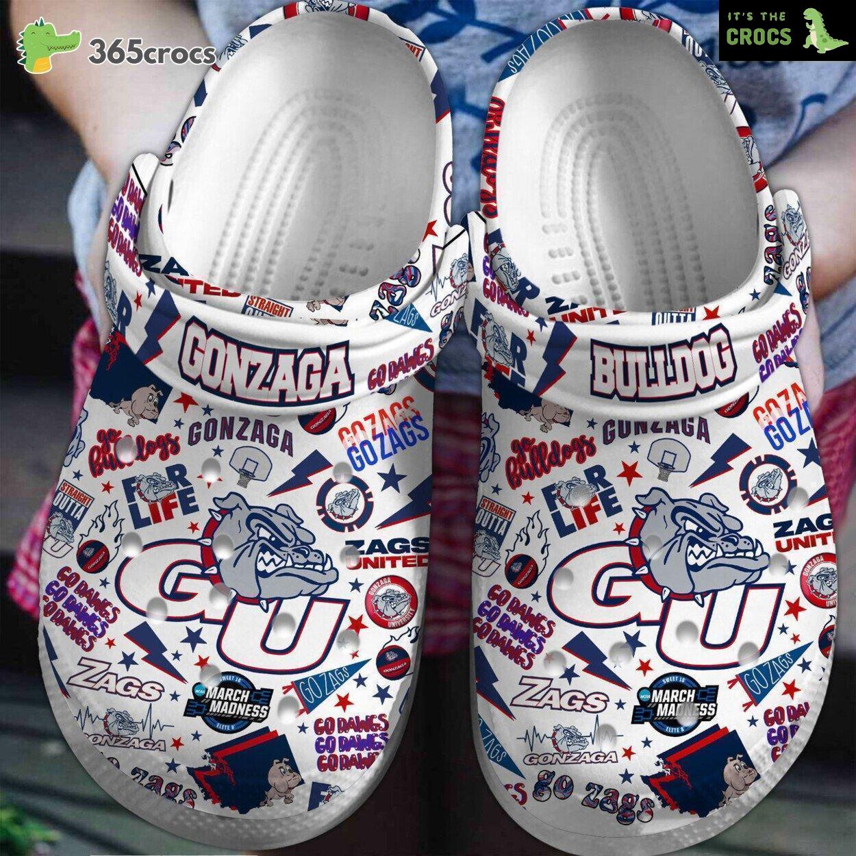 Gonzaga Bulldogs NCAA Sports Theme Comfort Clog Shoes Distinct Style
