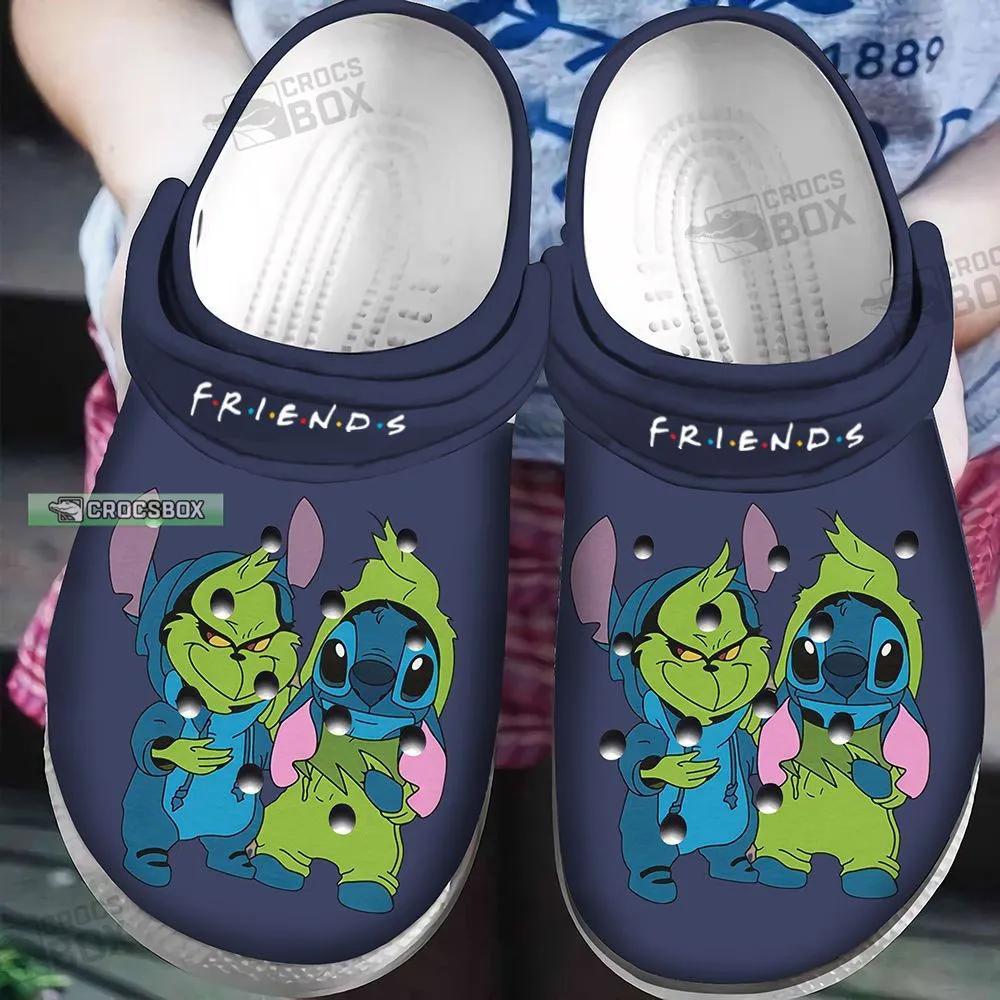 Grinch And Stitch Crocs Christmas Shoes Stitch Christmas Gift