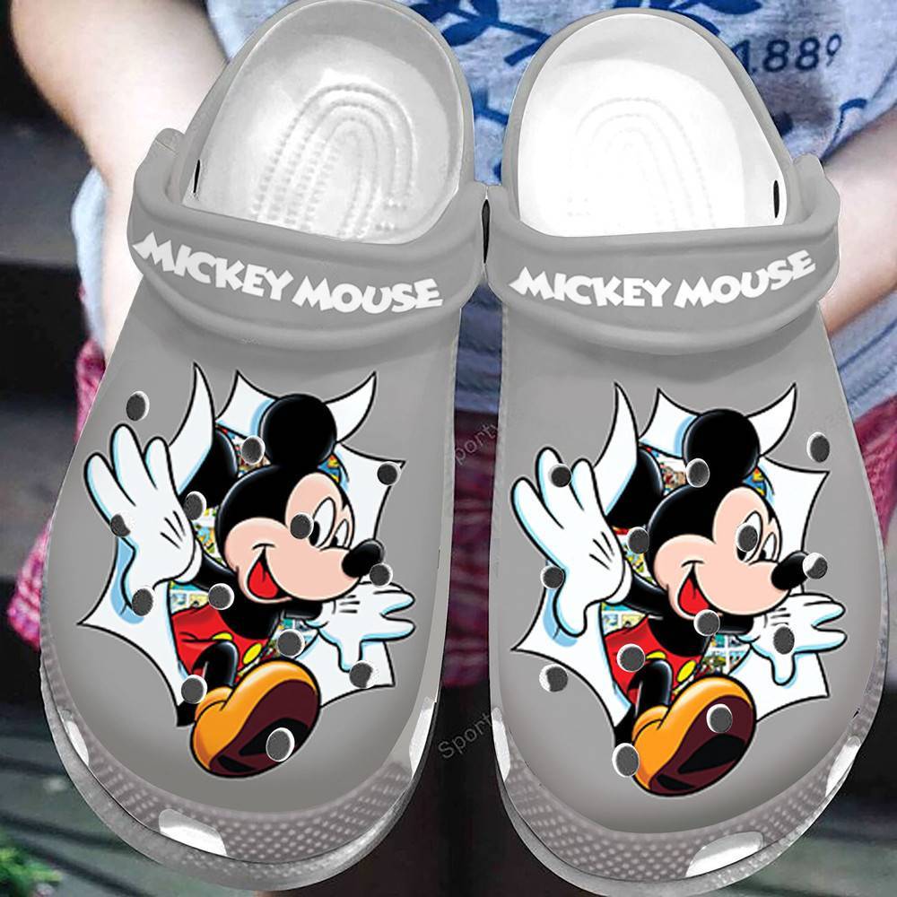 Happy Mickey Mouse Clogs Crocs Shoes