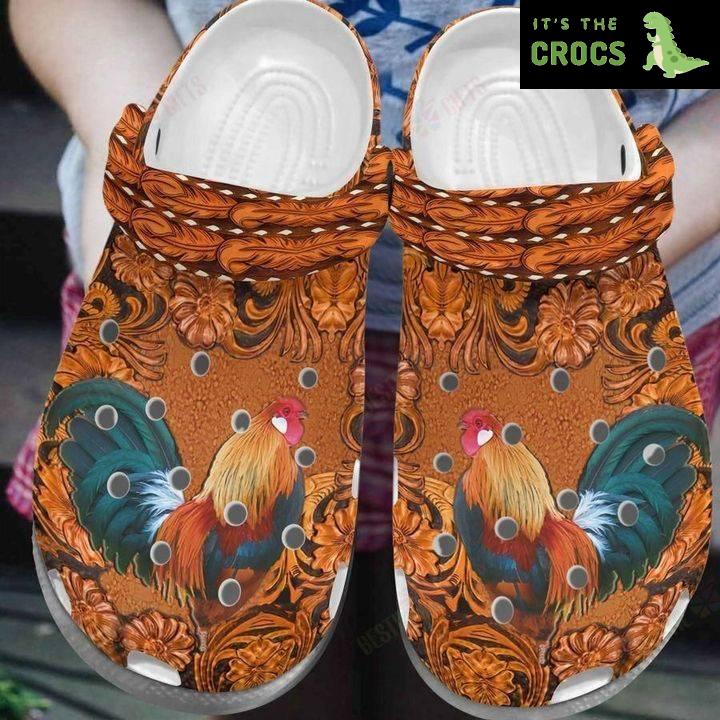 Hen House Glam: Make a Statement with Beautiful Chicken Crocs Classic Clogs