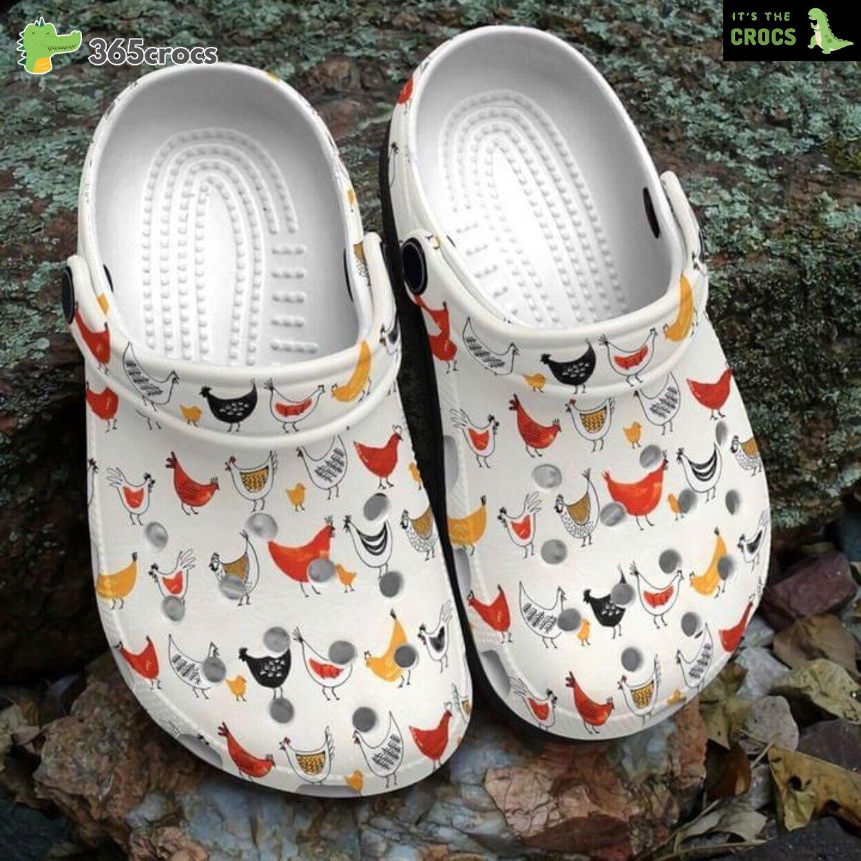 Hen Mama Gift For Lover Rubber clog Shoes Comfy Footwear