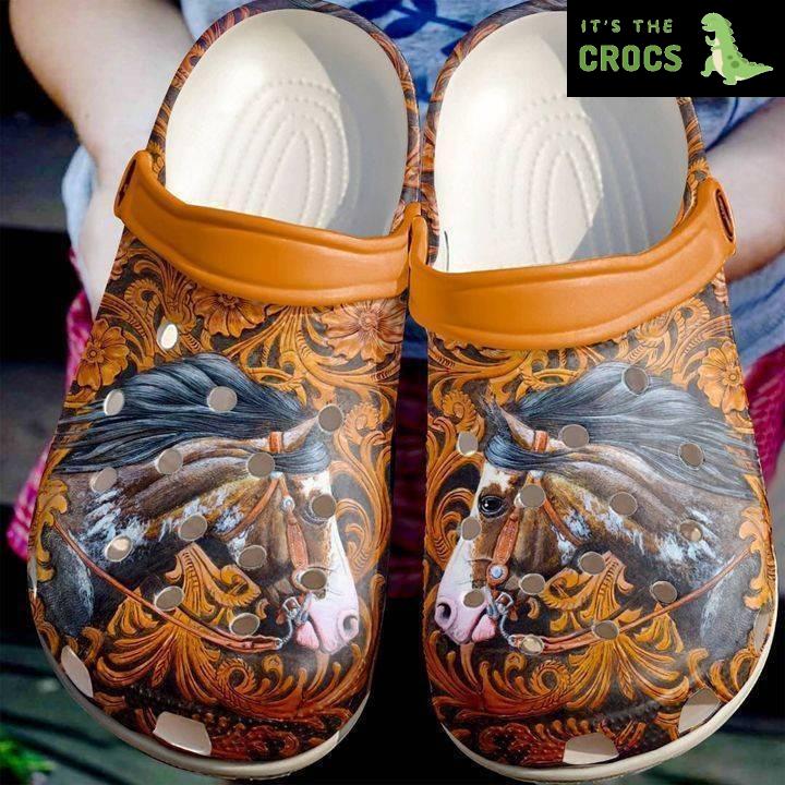 Horse Majestic Classic Clogs Crocs Shoes