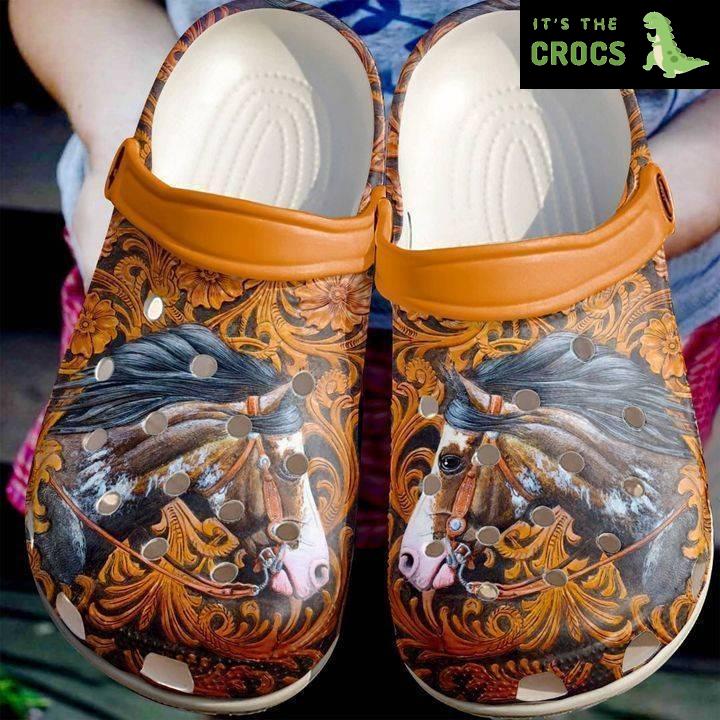 Horse Majestic Crocs Classic Clogs Shoes