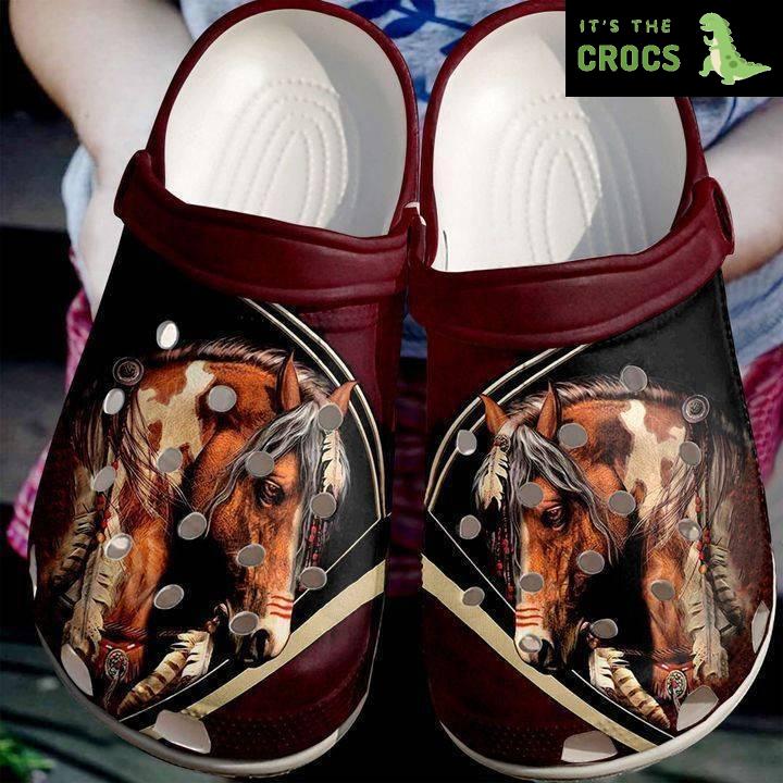 Horse Native Crocs Classic Clogs Shoes