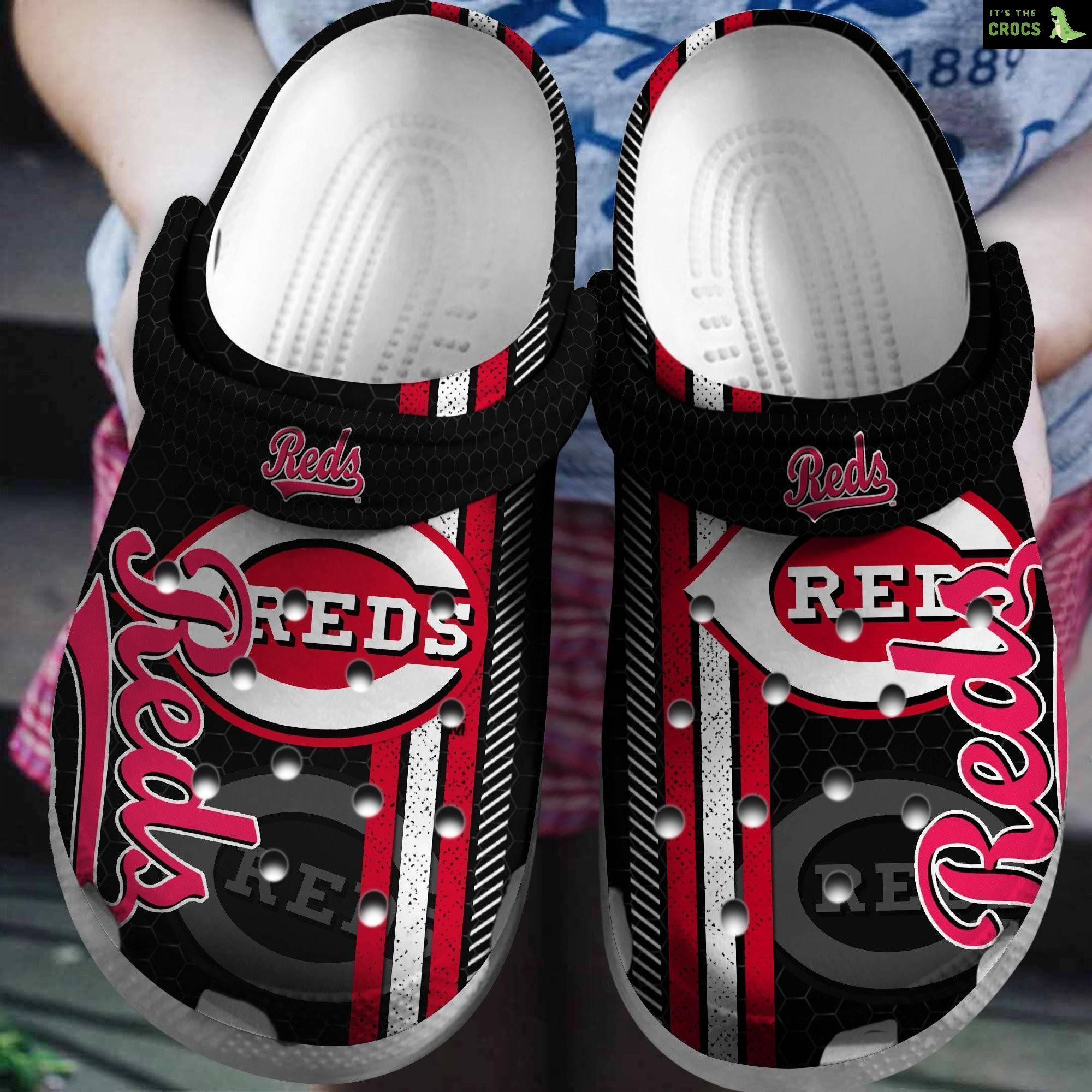 Hot Mlb Team Cincinnati Reds Crocs Clog Shoesshoes Trusted Shopping Online In The World