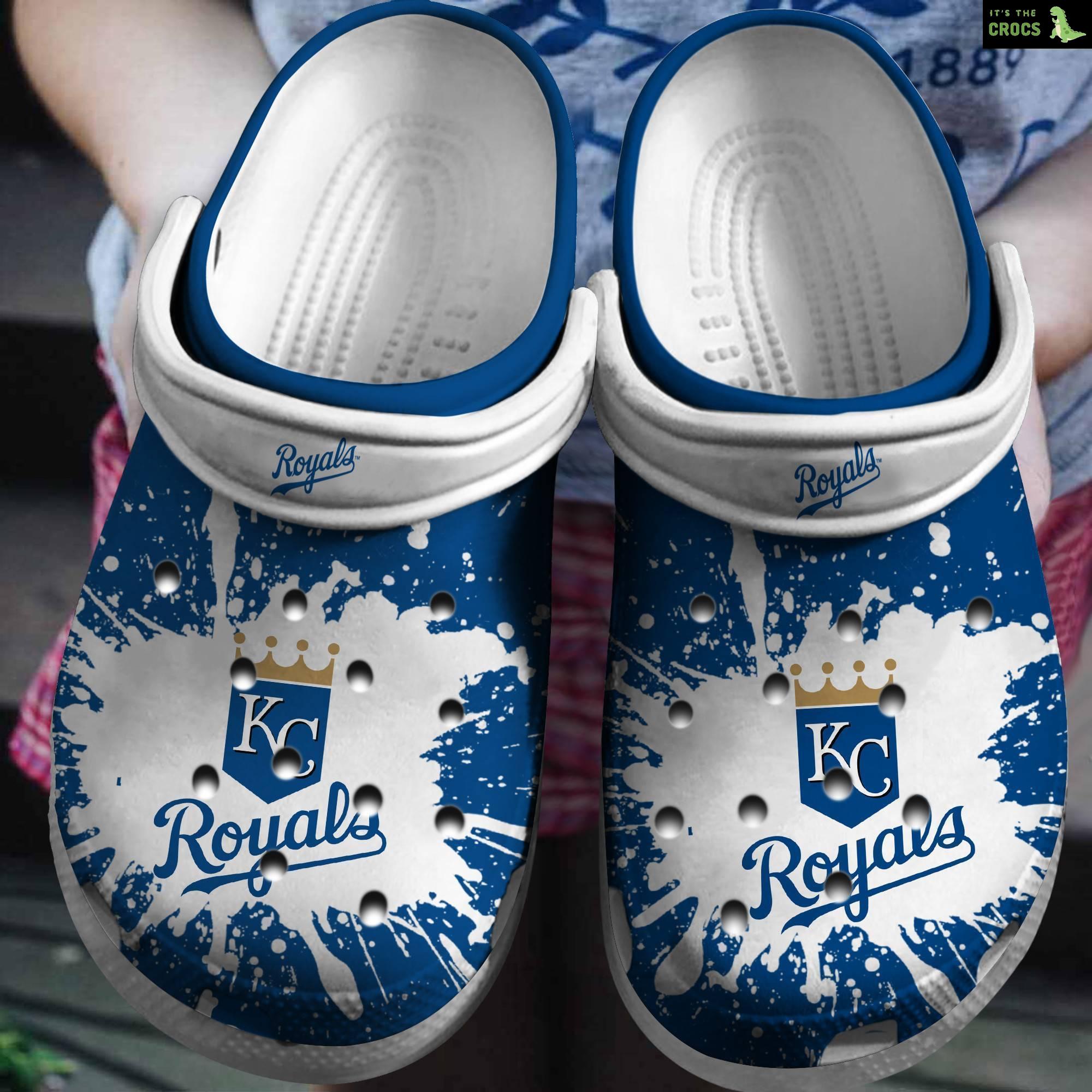 Hot Mlb Team Kansas City Royals Crocs Clog Shoesshoes