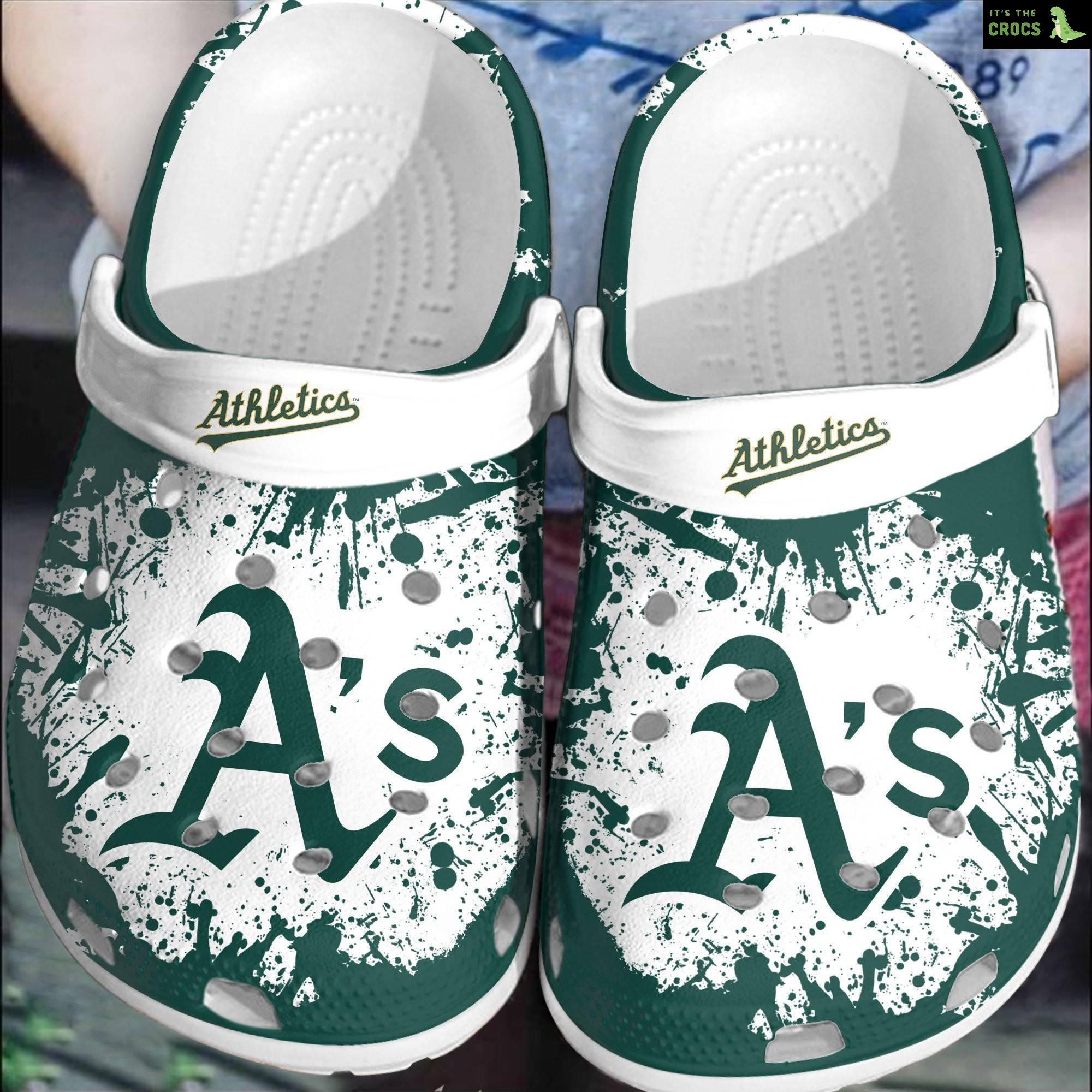 Hot Mlb Team Oakland Athletics Crocs Clog Shoesshoes Trusted Shopping Online In The World