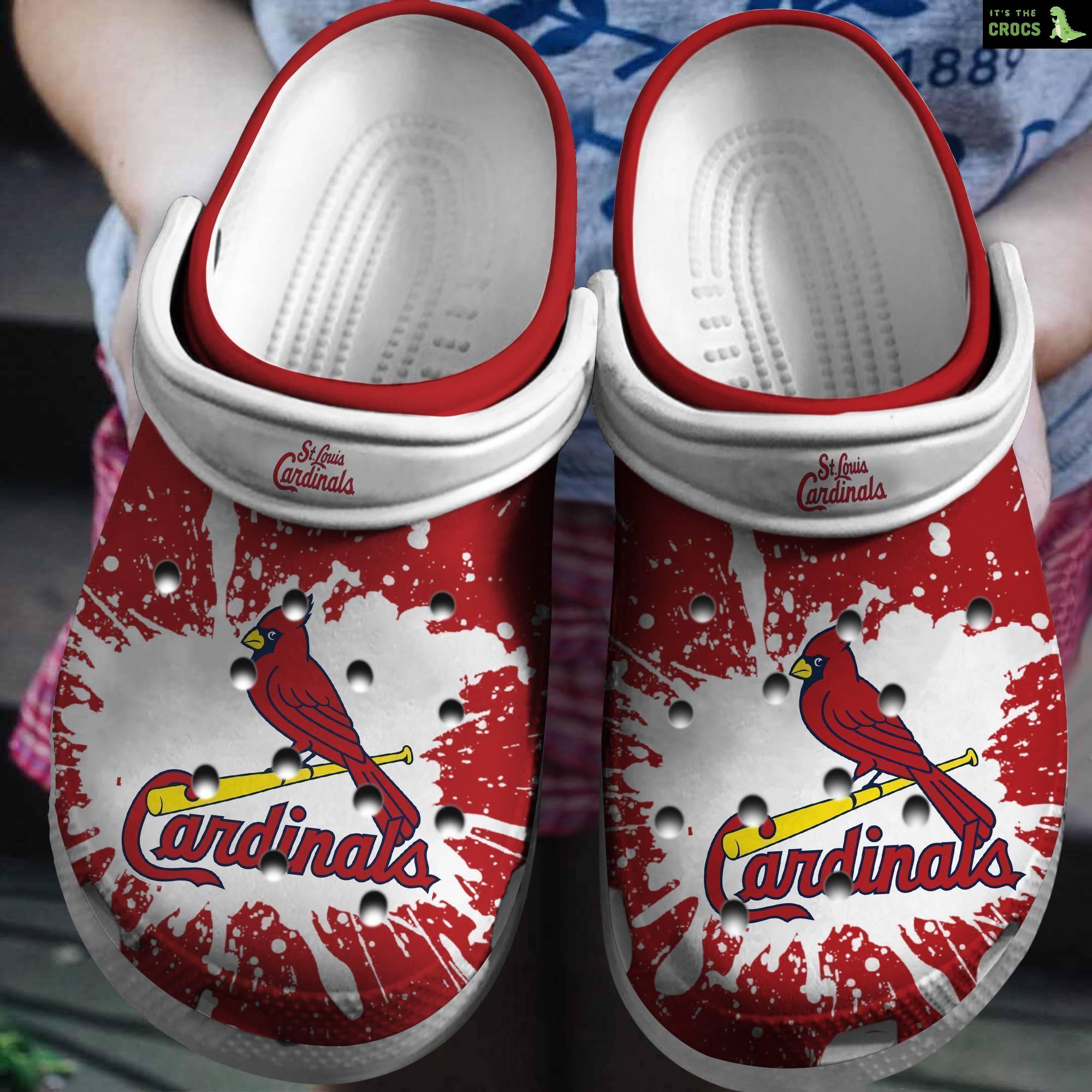 Hot Mlb Team St Louis Cardinals Crocs Clog Shoes