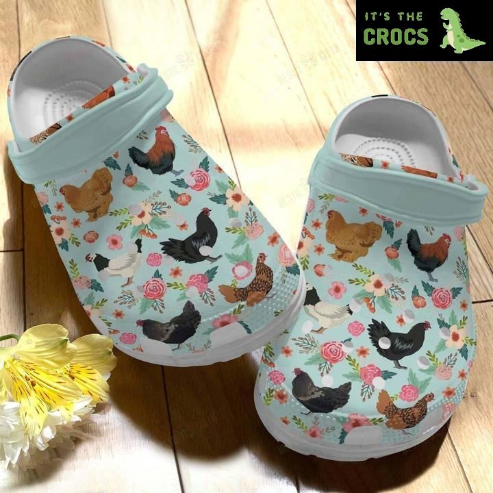 I Love Chickens Crocs Classic Clogs Shoes