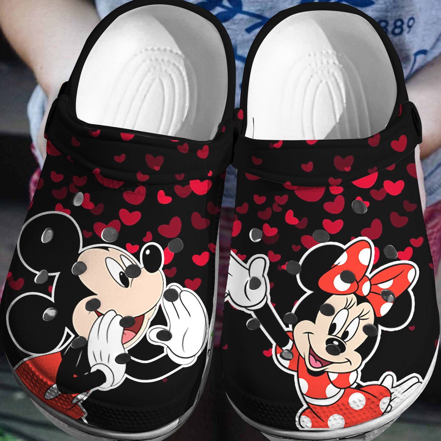 Iconic Duo: Mickey Minnie Crocs 3D Clog Shoes – Embrace the Disney Spirit