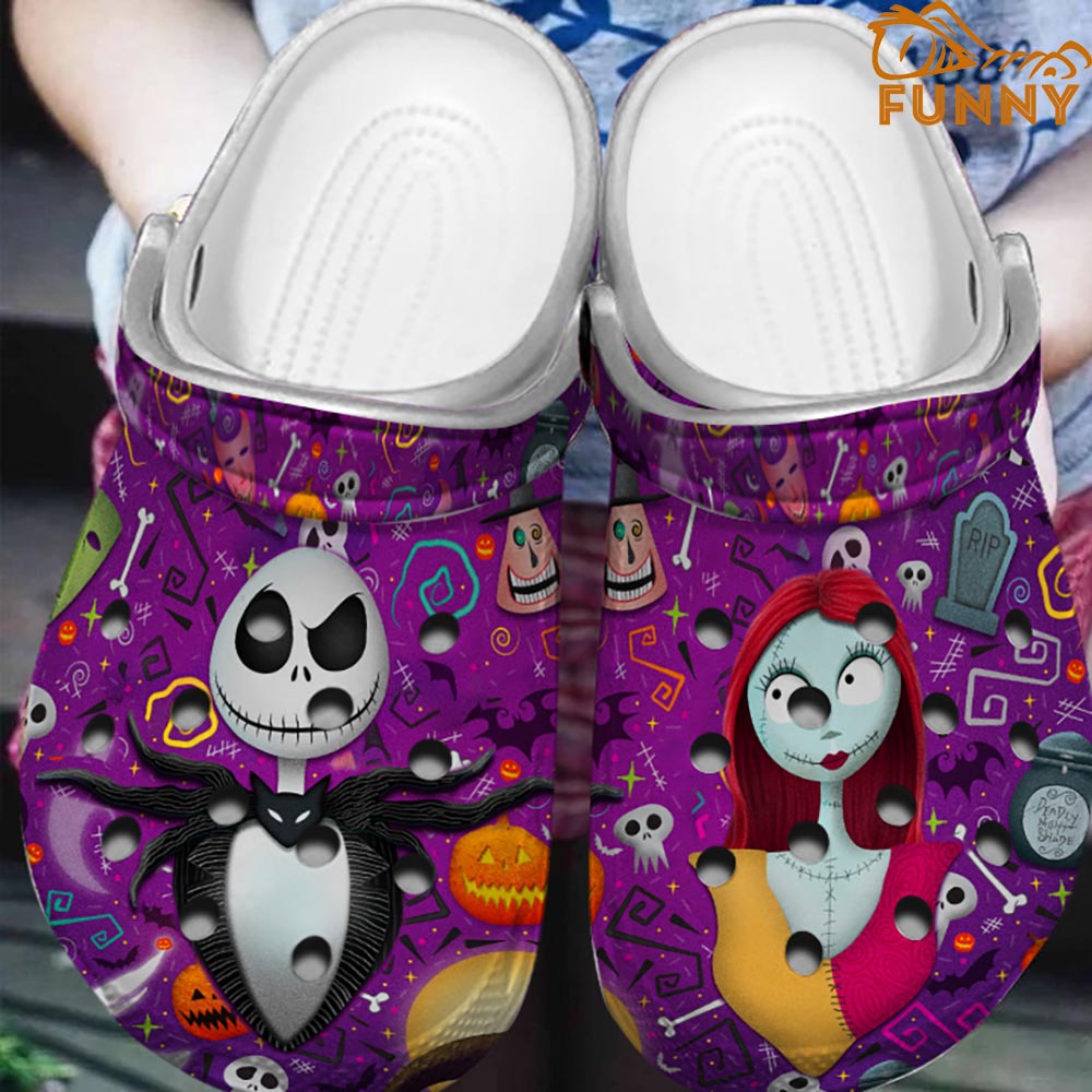 Jack And Sally The Nightmare Before Christmas Crocs – Discover Comfort And Style Clog Shoes