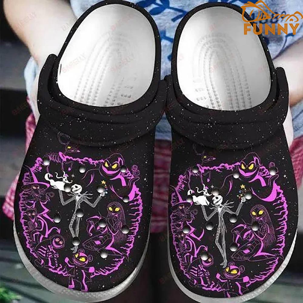 Jack Skellington And Zero Nightmare Before Christmas Crocs – Discover Comfort And Style Clog Shoes