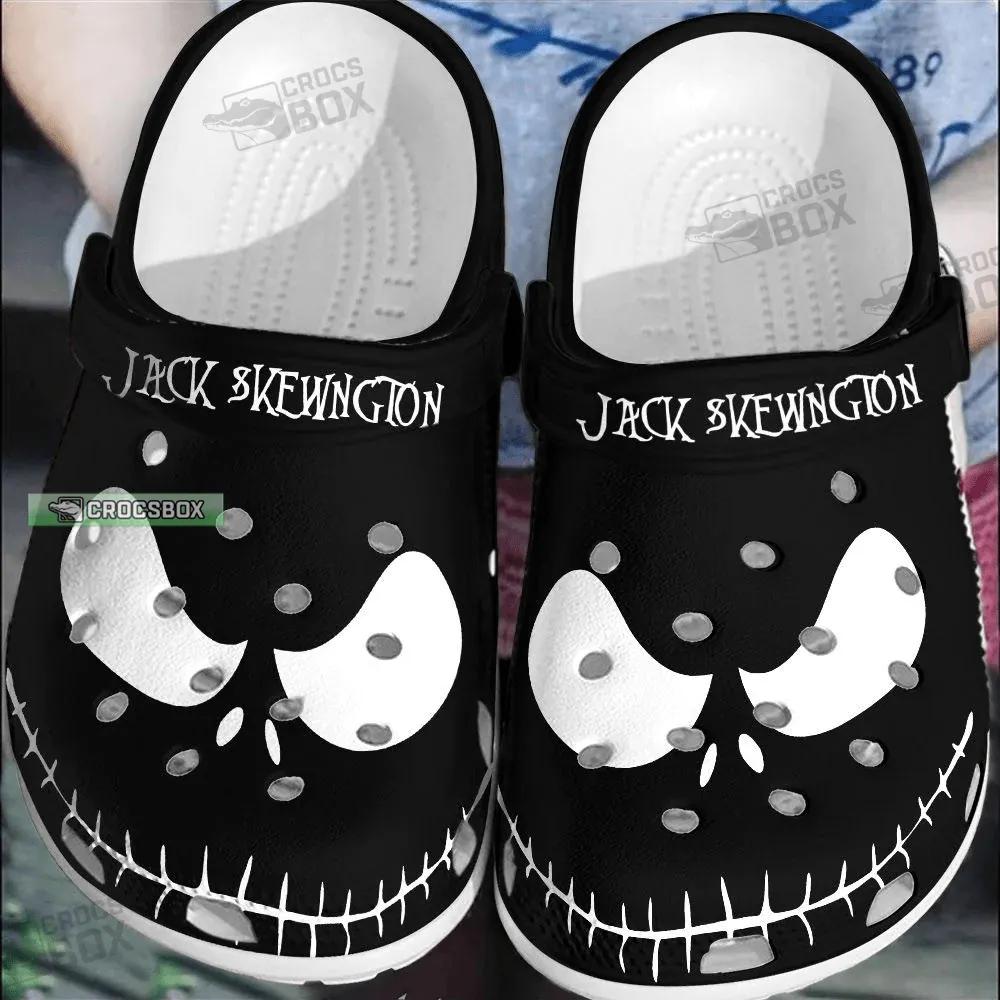 Jack Skellington Halloween Black Crocs Shoes