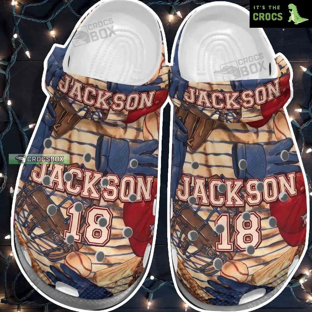 Jackson Shoes For Batter – Funny Baseball Crocs