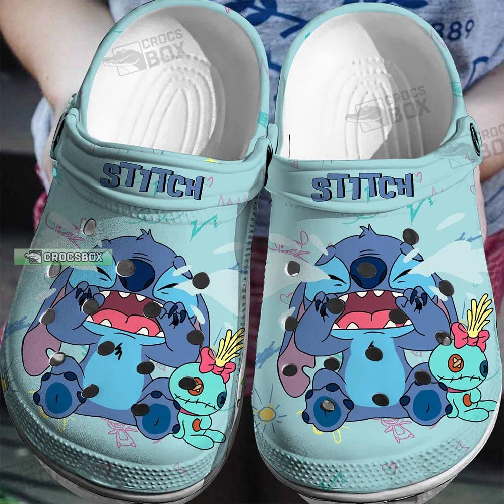 Kids Stitch Blue Crocs Stitch Birthday Gift