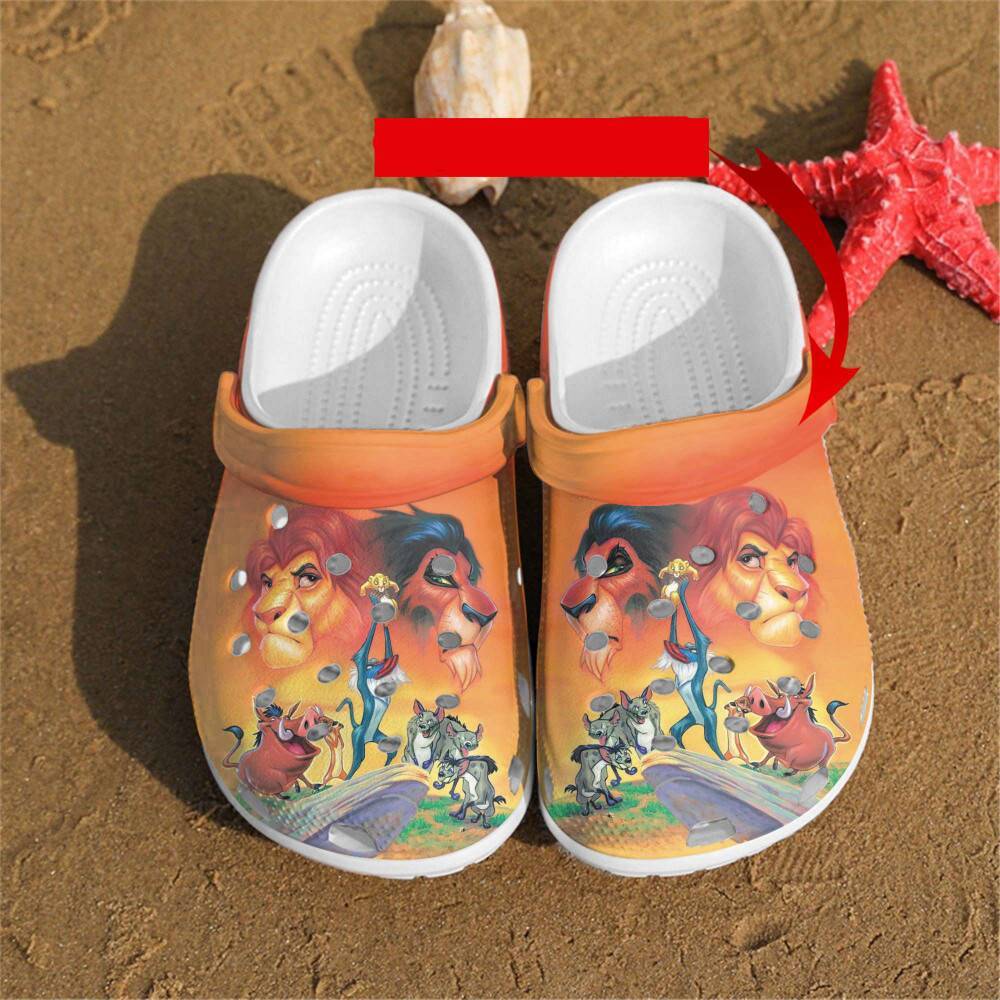 Lion King For Men And Women Gift For Fan Classic Water Rubber Crocs Clog Shoes