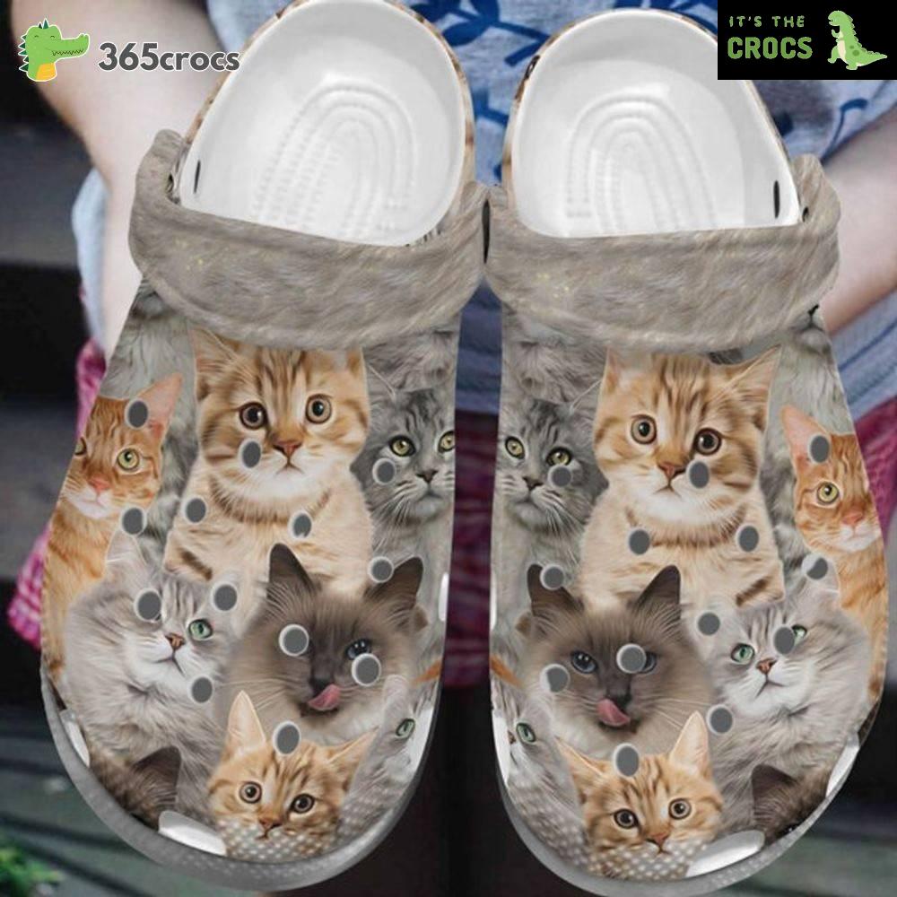 Love Me Love My Cat Crocbland Clog Birthday For Cat Lover Crocs Clog Shoes