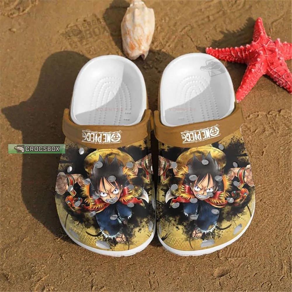 Luffy Anime One Piece Crocs Shoes
