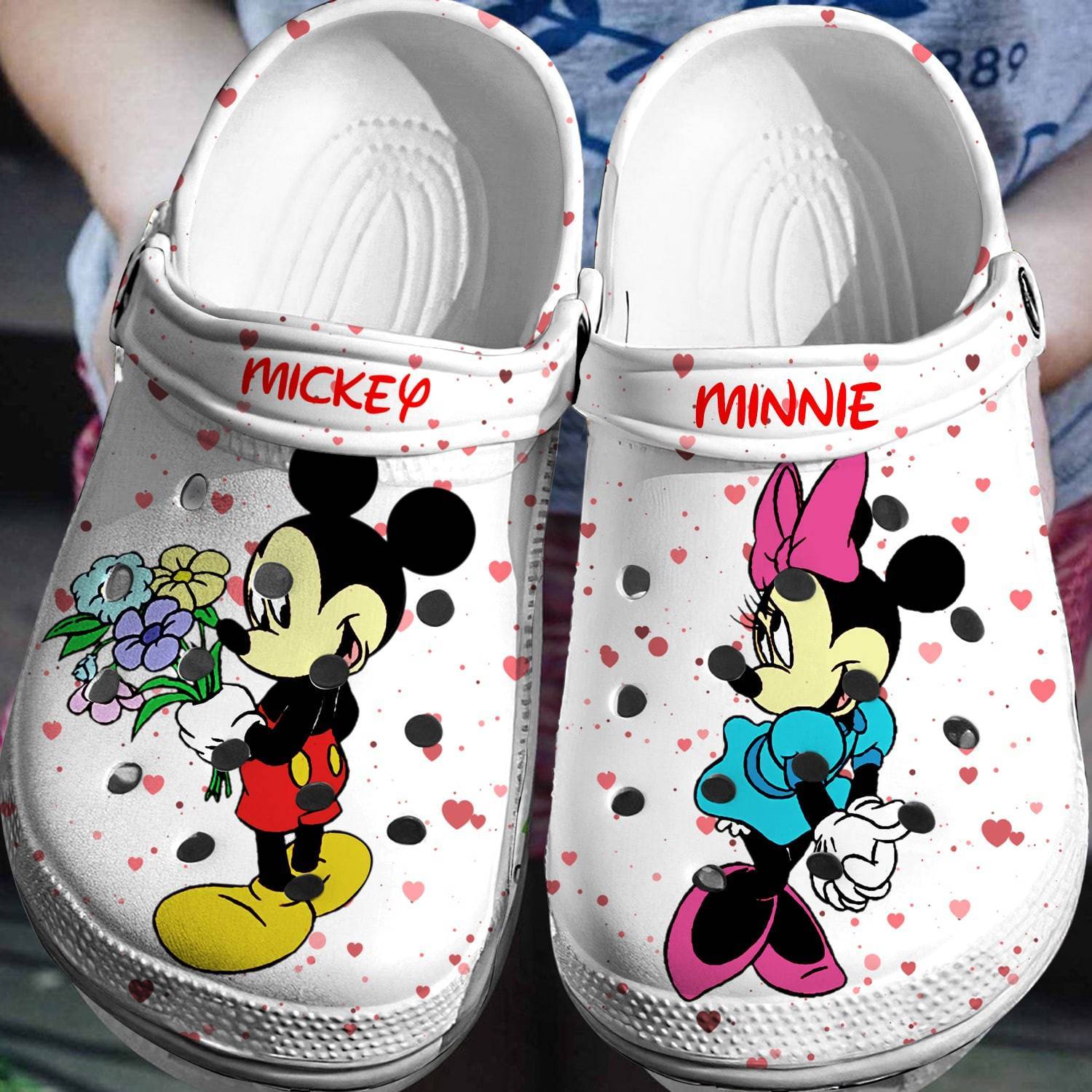 Magic in Every Step: Mickey Minnie Crocs 3D Clog Shoes – Disney Enchantment for Your Feet