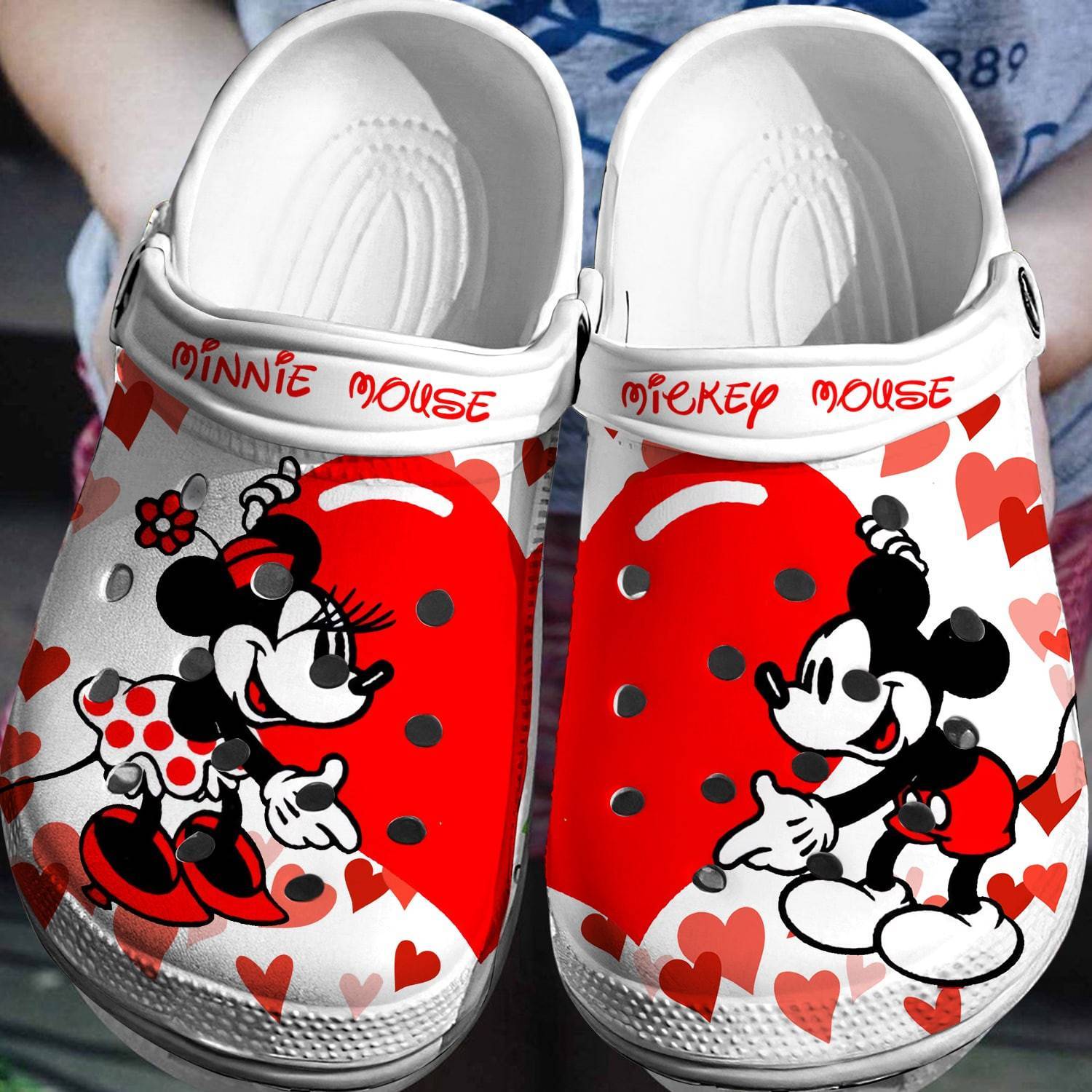 Magical Feet: Mickey Minnie Crocs 3D Clog Shoes