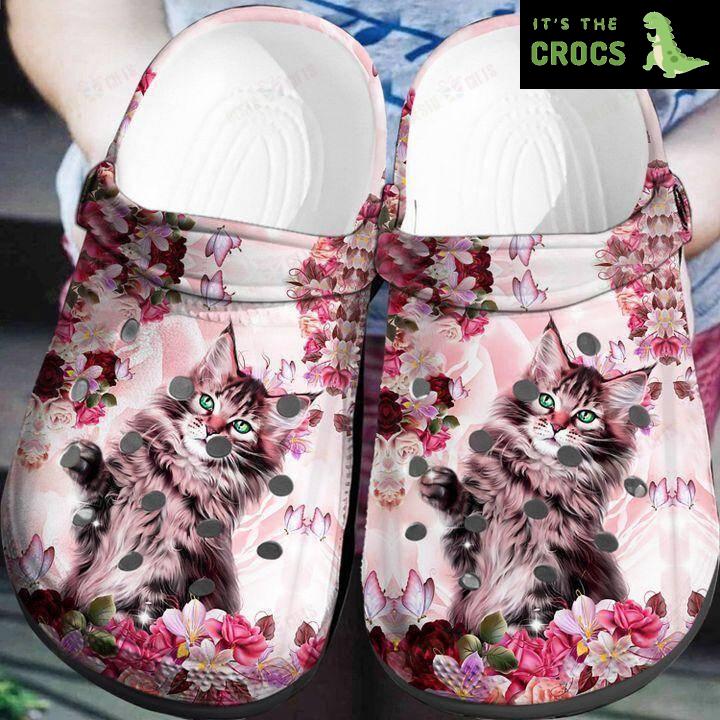 Meow Madness: Cat Crocs Clogs