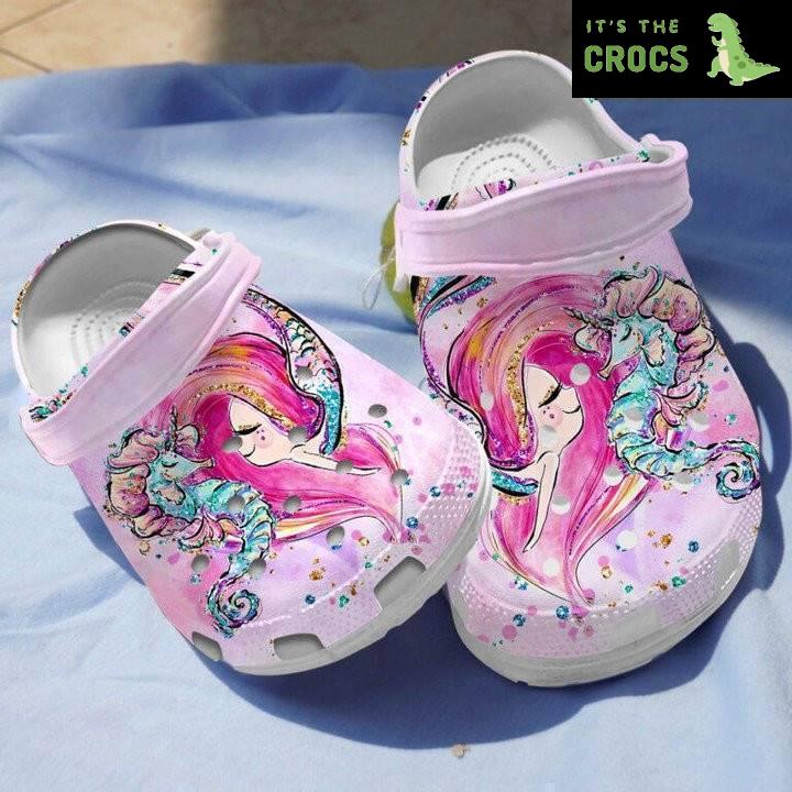 Mermaid and Unicorn Clogs Crocs Shoes