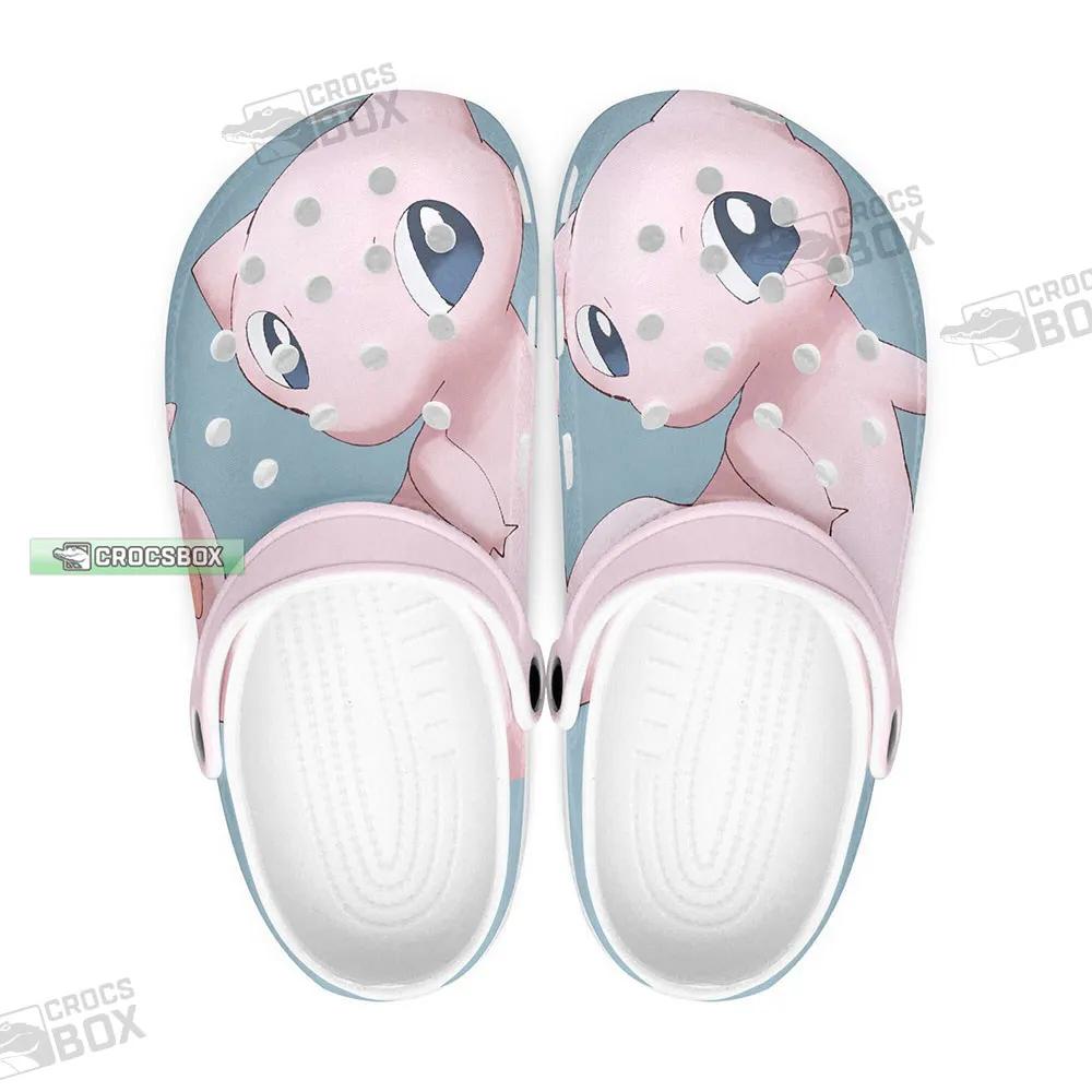 Mew Pokemon Pink Crocs