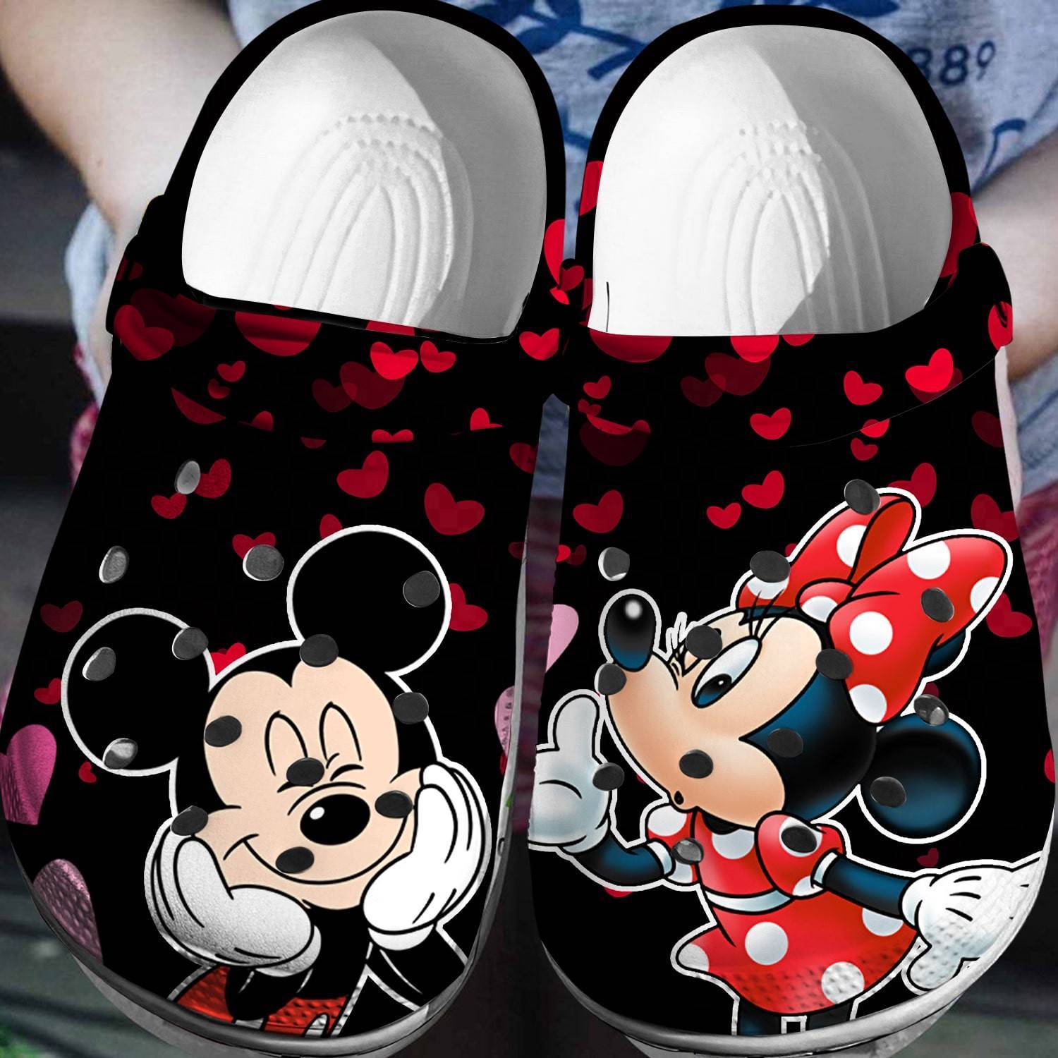 Mickey Minnie ML14055 Crocs 3D Clog Shoes