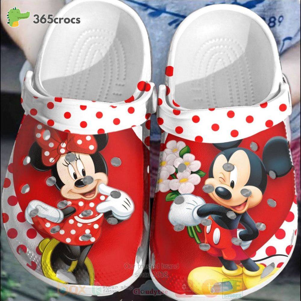 Mickey Mouse And Minnie Mouse Crocs Clog Shoes