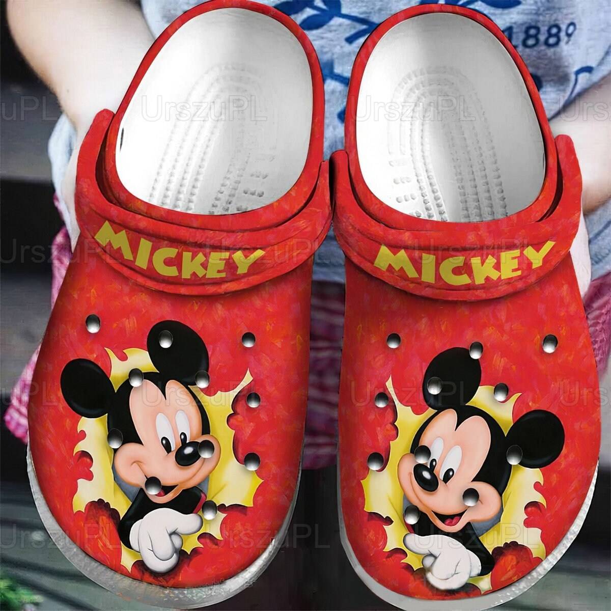 Mickey Mouse Disney Theme Unisex Clogs Cute Summer Sandal Design Gift