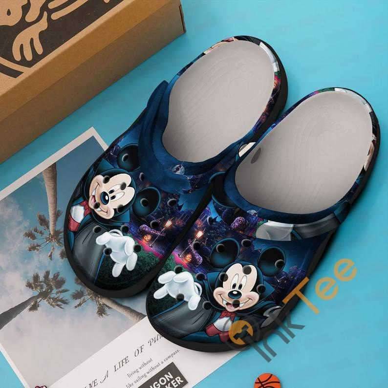 Mickey Mouse Vampire Halloween Crocband Clogs Crocs Shoes