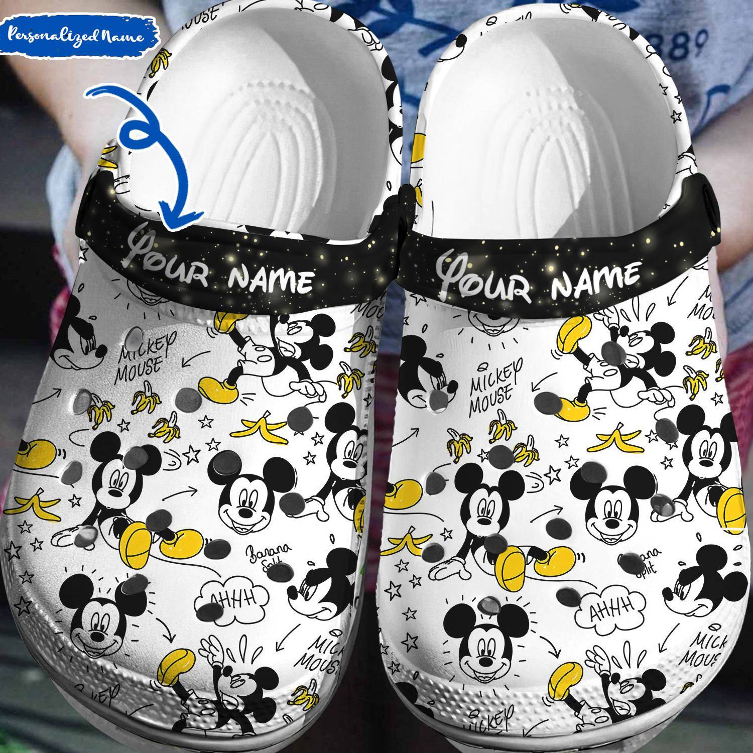 Mickey’s Personalized Pals: Tailor – Made 3D Clog Shoes for Mickey Mouse Fans!