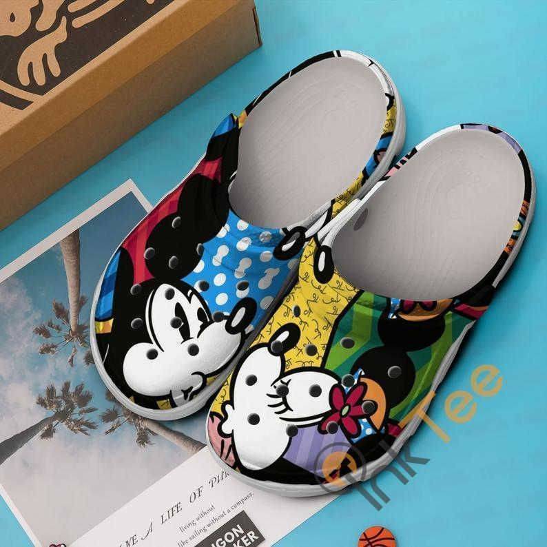 Minnie And Mickey Mouse Clog Crocs Shoes