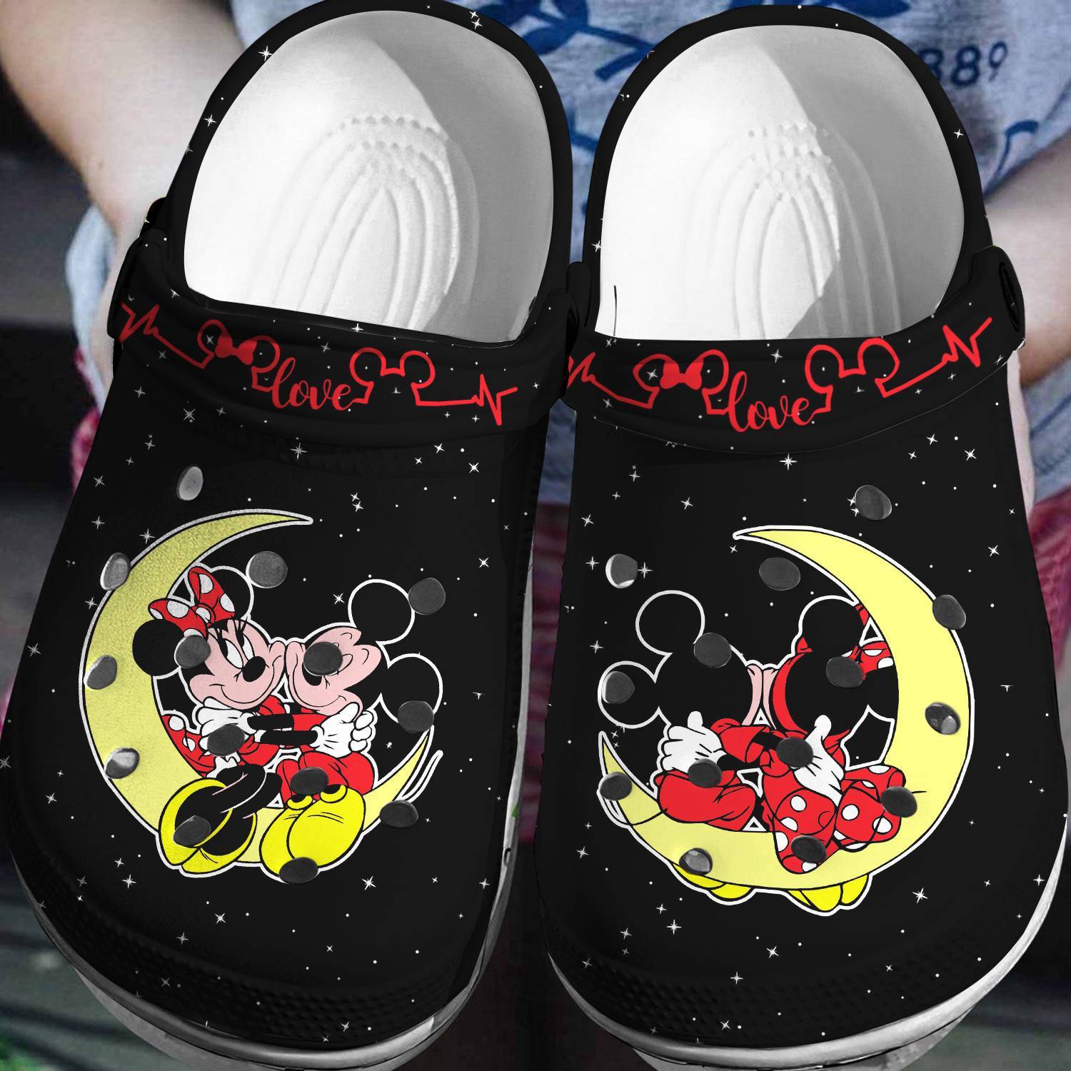 Minnie Style: Cute and Comfy 3D Clog Shoes