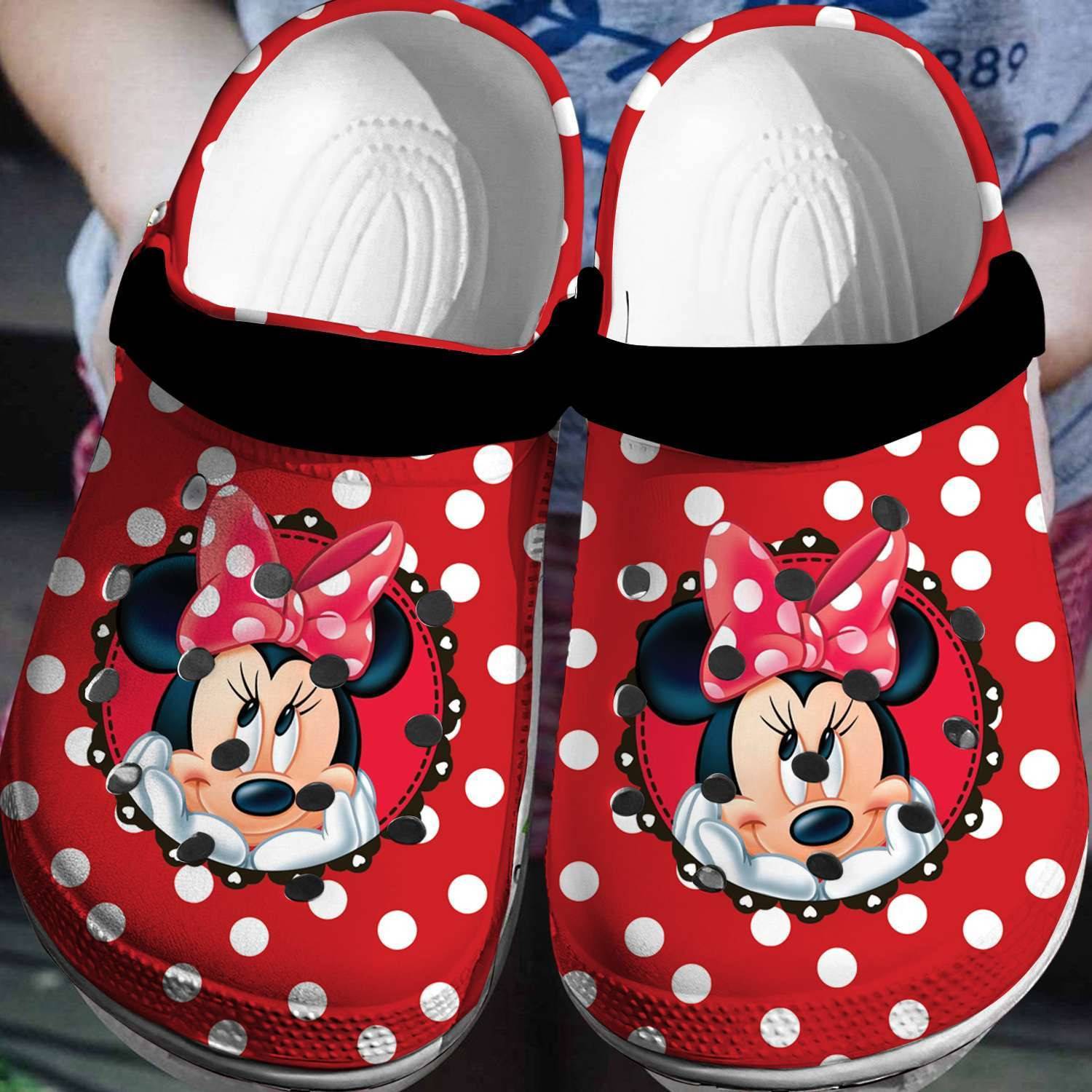 Minnie’s Fashionista: Showcase Your Style with 3D Clog Shoes Inspired by Minnie Mouse