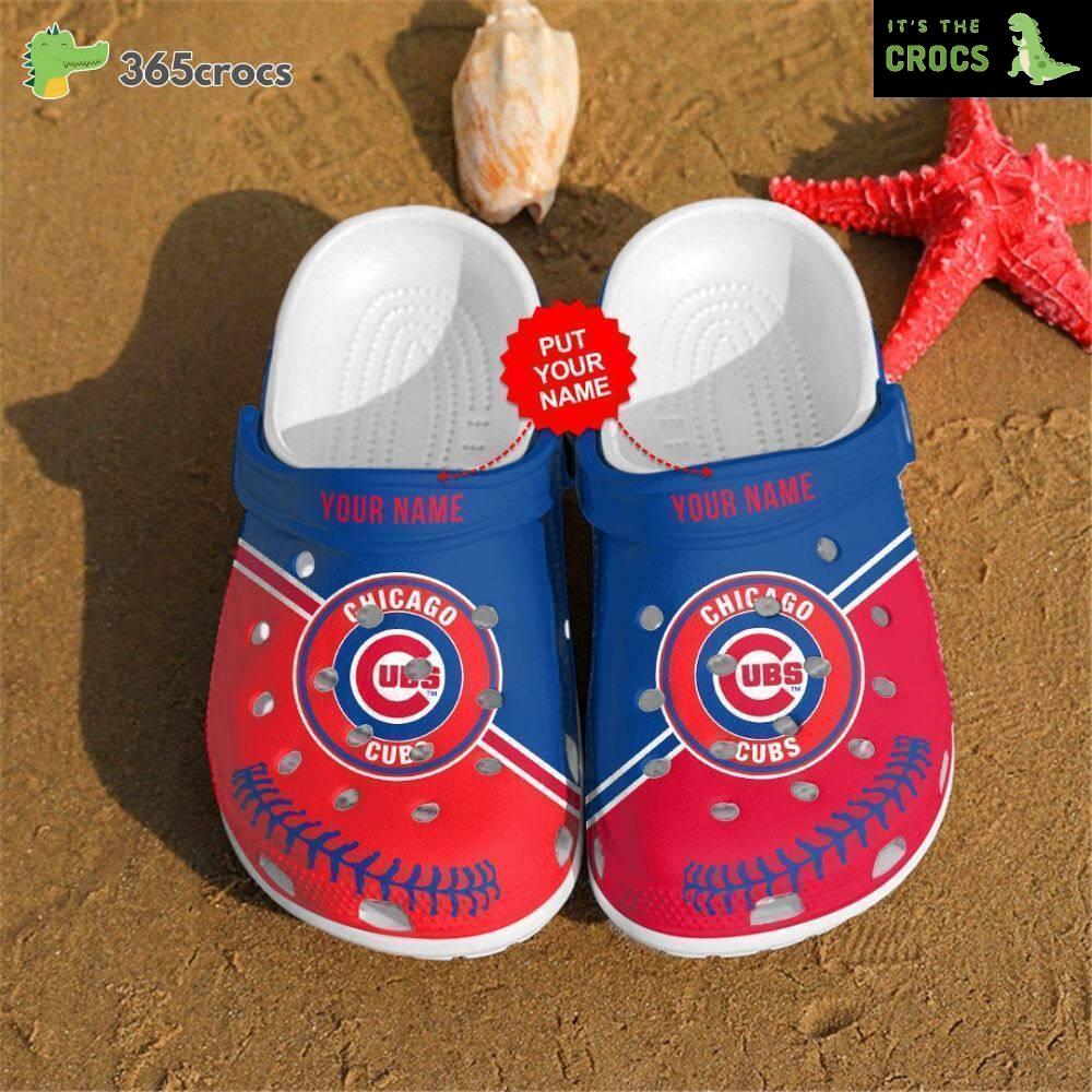 Mlb Baseball Chicago Cubs Personalized Crocs Clog Shoes