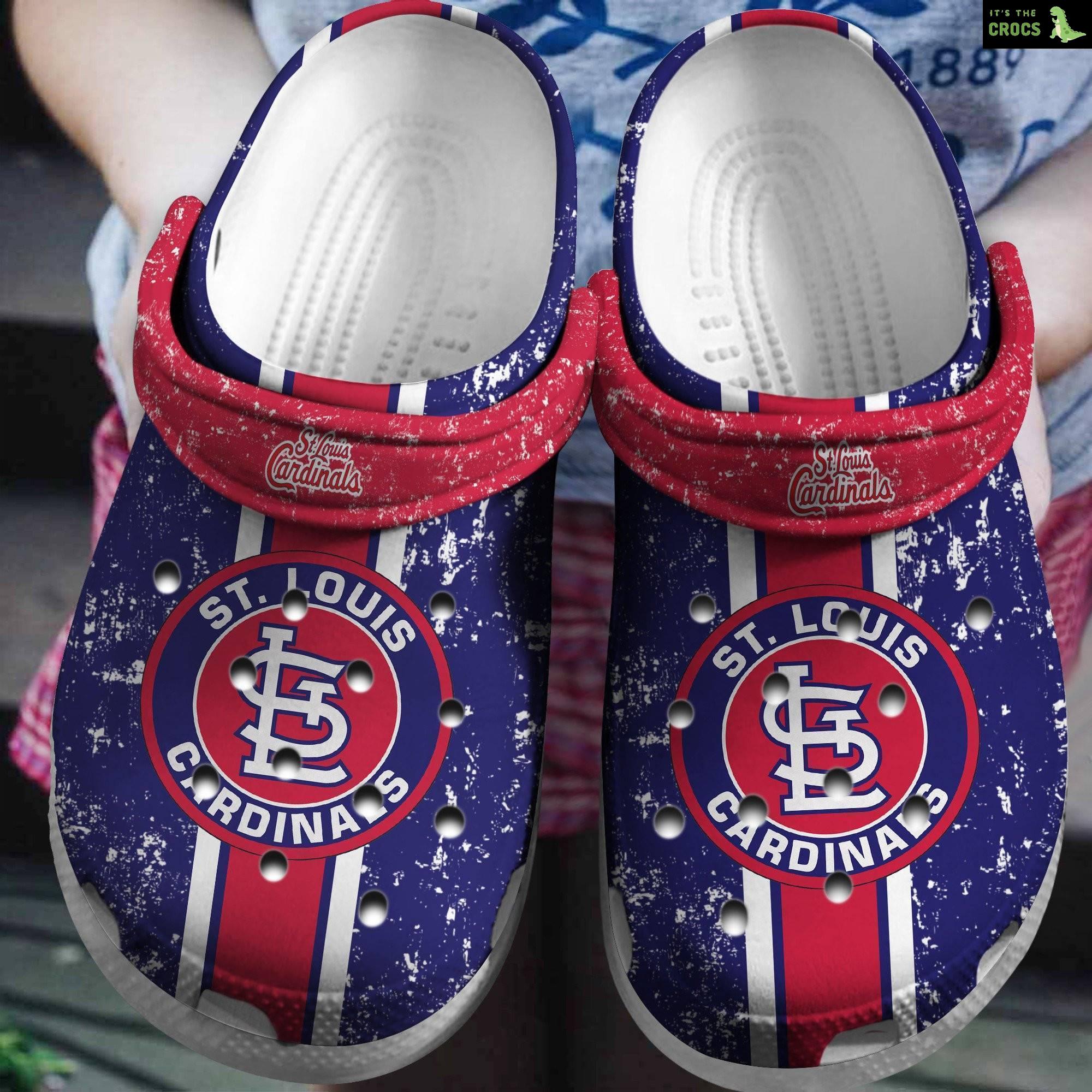 Mlb Team St Louis Cardinals Red – Purple Crocs Clog Shoesshoes
