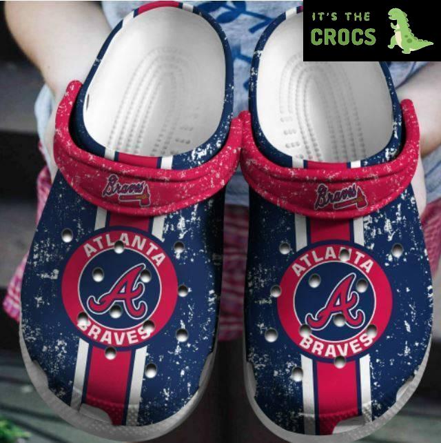 New Atlanta Braves Mlb Crocband Shoes