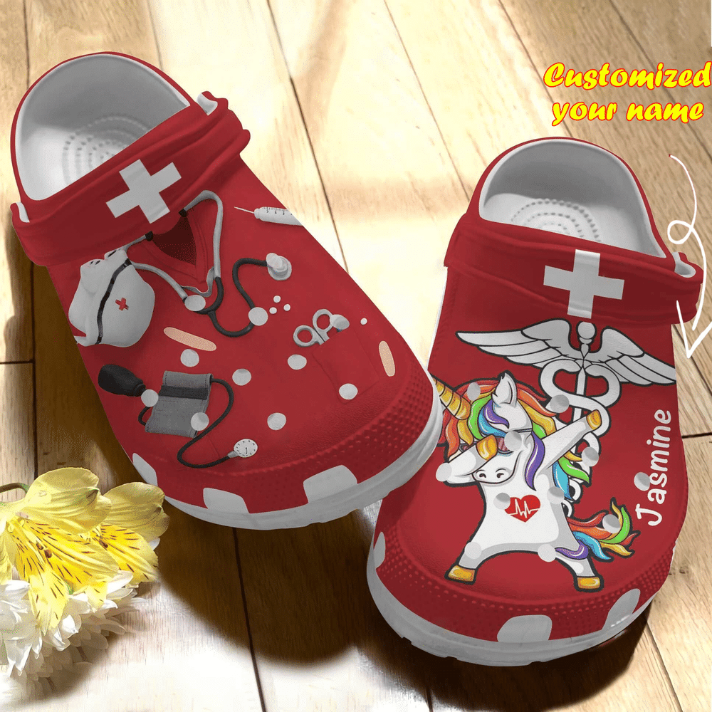 Nurse Crocs – Personalized Scrubs For Nurses And Unicorn Clog Shoes For Men And Women
